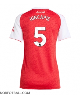 Billige Fotballdrakt Arsenal Piero Hincapie #5 Replika Hjemmedrakt Dame 2025-26 Kortermet